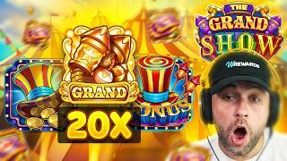 I did an INSANE $100,000+ SESSION on the *NEW* GRAND SHOW SLOT!! (Bonus Buys)