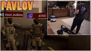 Shroud Plays Pavlov A VR Game