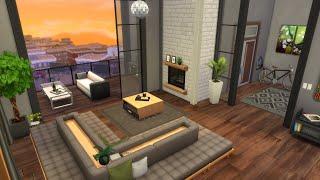 Apartment with balcony (121 Hakim House Apartment)  Sims 4 Speed Build Stop Motion (NO CC)