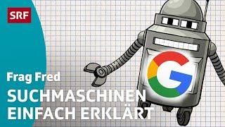 Frag Fred: Wie funktioniert eine Suchmaschine wie z. B. Google? | Kindervideos | SRF Kids