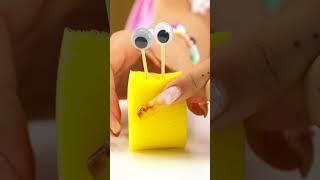 Homemade simple gadget from a sponge to clean the blackboard #kidsvideo #gadgets