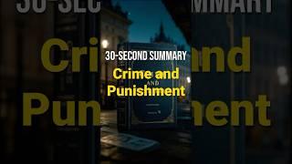 30-Second Summary: Crime and Punishment #audiobook #classicnovel #book #booksummary