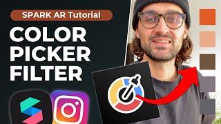 Color Picker - Spark AR Tutorial  | Take colour samples from the camera Image in Instagram Filters.