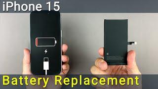 iPhone 15 Battery Replacement - DIY Tutorial for Quick and Easy Fix!