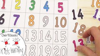 Best Learning Numbers 1 to 20 with Counting & Writing Numbers | Preschool Toddler Learning Toy Video