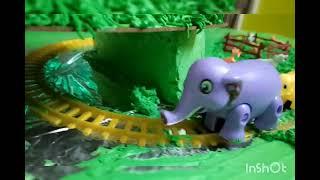 Moving train cake kids favourite | Shrinay's first birthday cake | made at home |