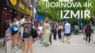 Izmir, Turkey: Walk Around Bornova Streets | Izmir Walking Tour 2023 ( 4K 60fps)