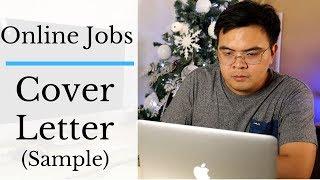 How to Make Cover letter for Online Jobs Philippines (Sample for Video Editing)