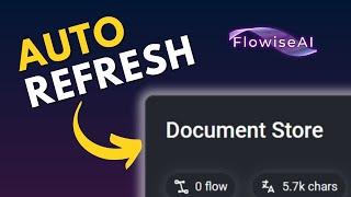 How To Auto Update Your  Knowledge Bases | FlowiseAI