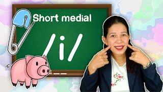 Short Vowel Sounds : Medial /i/ | Kindergarten Reading | Phonics | Learning with Teacher Ira