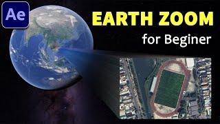 After Effects for Beginners: Easy Earth Zoom Tutorial (Google Earth) - 357