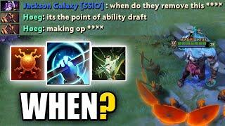 "When do they remove this?" [Mars Aghs with Empower splash] Ability draft