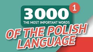 3000 of the most important words of the Polish language. Part 1
