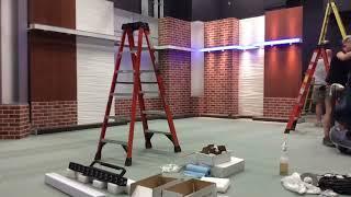 TV Set Design Broadcast Timelapse for Montevallo