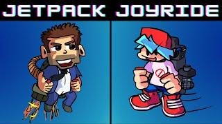 NEW Friday Night Funkin' VS Barry Steakfries | Jetpack Joyride Minigame (FNF MOD)