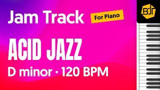 Acid Jazz Jam Track in D minor (for piano) "Purple Velvet" - BJT #130