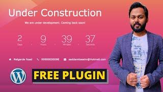 Create a Coming Soon page on WordPress Website with a FREE Plugin - Under Construction Page