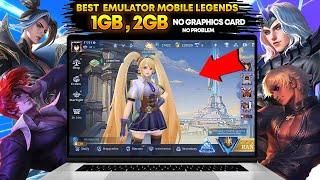 The best emulator & setting for low end pc Mobile Legends (1gb, 2gb ram , no graphics card)️