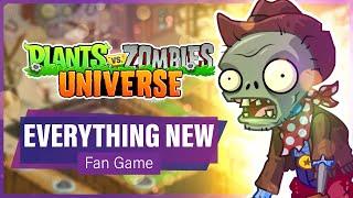 PLANTS VS ZOMBIES UNIVERSE - 20 New Plants, 2 New Worlds & UI Overhaul!! | PvZ Universe (v1.0.4)