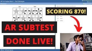 Watch me score 99th percentile on UCAT Abstract Reasoning Live!