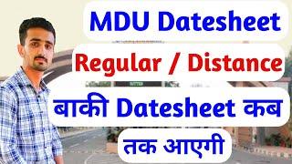 Mdu datesheet 2022 || Mdu Exams 2022 || Mdu ba datesheet || Mdu Exams datesheet || #mduexams #mdu