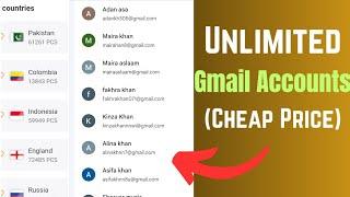 Create Unlimited Gmail Accounts (OTP in Cheap Price!)