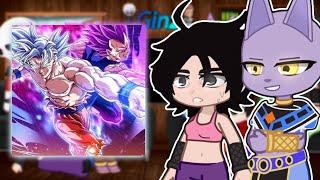 Dragon Ball react to Goku & Vegeta || Gacha 