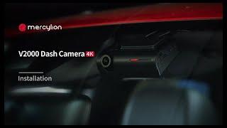 How to Hardwire Install a Dash Cam Front and Rear with Parking Mode | Mercylion V2000