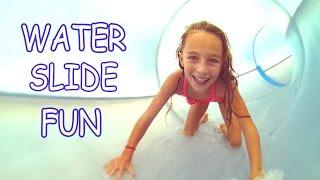 Carla Underwater Water Slides fun