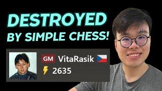 How I CRUSHED a GM with SIMPLE CHESS!