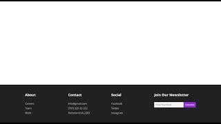 Fully Responsive Footer Section using HTML CSS | CodeOpacity