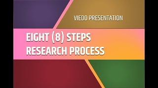 Eight Steps of Research Paper