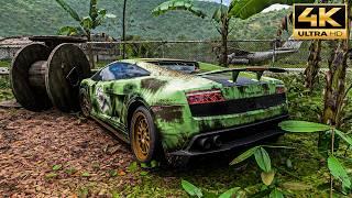 Rebuilding Lamborghini Gallardo Superleggera | Forza Horizon 5 - Steering Wheel Gameplay.