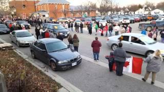 John Robert Gallagher procession. Blenheim Ontario