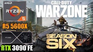 Call of Duty: Warzone - RTX 3090 + R5 5600X - 1080p, 1440p & 4K - High & Low Settings - Season 6