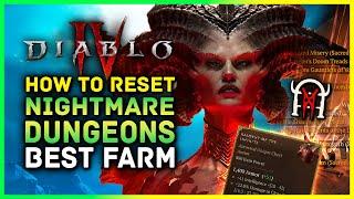 Diablo 4 -  Awesome Reset Method! Nightmare Dungeon Farm After The BIG Patch, Easy XP & Legendaries