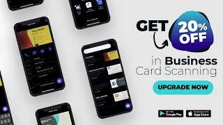 Covve Business Card Scanner - 20% Offer (Landscape Video)