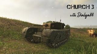 Churchill 3 - Testing Cat Commander (Ace Tanker) (World of Tanks Console)