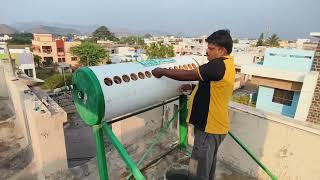 solar water heater servicing #youtube #viral #viralvideo #sharad