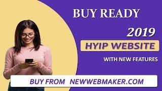 Buy Ready 2019 Hyip Website With New Features