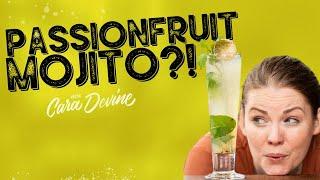 BEST SUMMER COCKTAIL! How to make a PASSIONFRUIT MOJITO - fast!