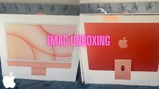 The NEW 24" iMac UNBOXING  - ORANGE