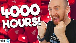 How to Get 4,000 YouTube Watch Hours Faster!