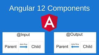 Angular 12 - Sharing data between child and parent components with @Input and @Output decorators.