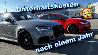 Audi RS3 8V - GESAMTE Unterhaltskosten nach einem Jahr - Kostenexplosion oder günstig!? 