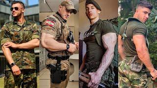 Perfect Man In Uniform | Muscular Strong Cops | Muscular Men In Uniform | @ZHFashion