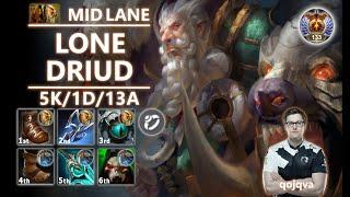 Lone Druid Mid Lane | 7.37 | Bear Necessities Facet - Bonus Passive Stats | Pos 2 LD by qojqva