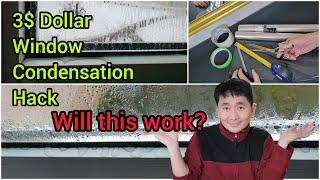 Winter Window Condensation | 3 Dollar Hack to prevent Condensation