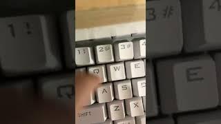 does this “q” key sound hollow?