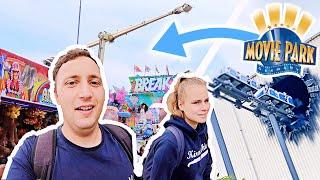 Sara fährt endlich die neue Movie Park Achterbahn - Danach: KIRMES ARNHEM 2021! | Vlog #255